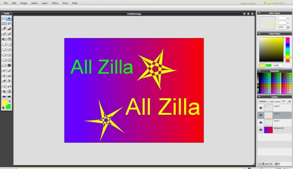 Playing with Sumo Paint